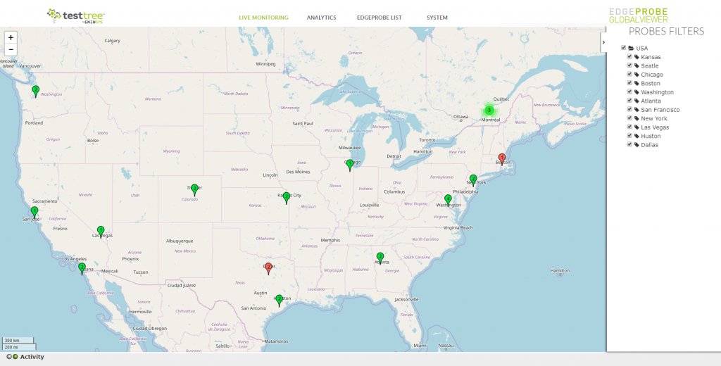 EdgeProbe GlobalViewer - America