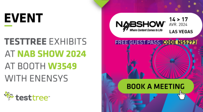 Join us at NAB Show 2024 on booth #W3549